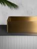 Раковина AltroBagno Аккордо (Accordo) 001009 OrSp матовое золото, 50.2x40.2 фото 3