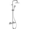 Душевая система Remer Elegance EQ32A8MPUFM25G хром, с термостатом