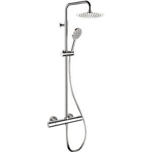 Душевая система Remer Elegance EQ32A8MPUFM25G хром, с термостатом