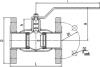 Кран шаровой LD КШ.Ц.Ф.050.040.Н/П.02 фото 3