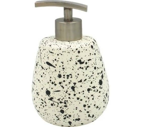 Дозатор для жидкого мыла Bath Plus Confetty W-CE1616B-LD бежевый, черный