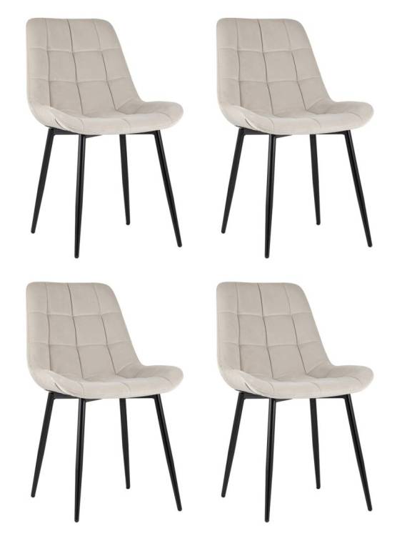 Набор из 4 стульев Stool Group Флекс AV 405-N02-08(P) X4 бежевый