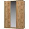 Шкаф 3-х дверный с зеркалом НК-Мебель Stern 72676506 Дуб Вотан 220.3x156.7x58.3