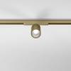 Магнитный трековый светодиодный светильник Elektrostandard Brass Line 85525/01 10W 4000K латунь фото 2