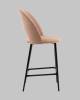 Стул полубарный Stool Group Меган AV 415-H07-08(PP) бежевый, велюр фото 5