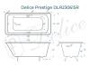 Чугунная ванна Delice Prestige DLR230615R 170x80, с отверстиями под ручки, без ножек фото 9