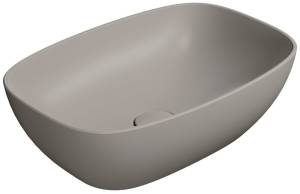 Раковина GSI Nubes 978405 серый беж матовый, 50x35