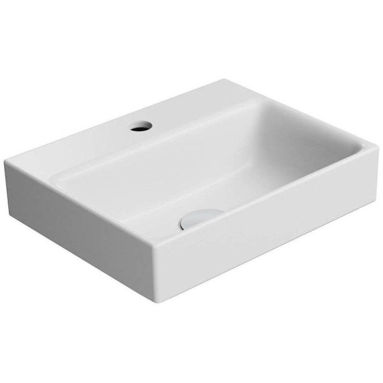 Раковина GSI Nubes 9684109 40 см, белая матовая