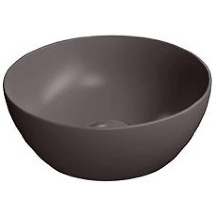 Раковина GSI Pura 885416 32 см, коричневая матовая