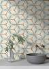 Керамогранит Ennface Kaleidoscope ENPTR6037MT2225 Blue Matt 22х25х8 фото 3