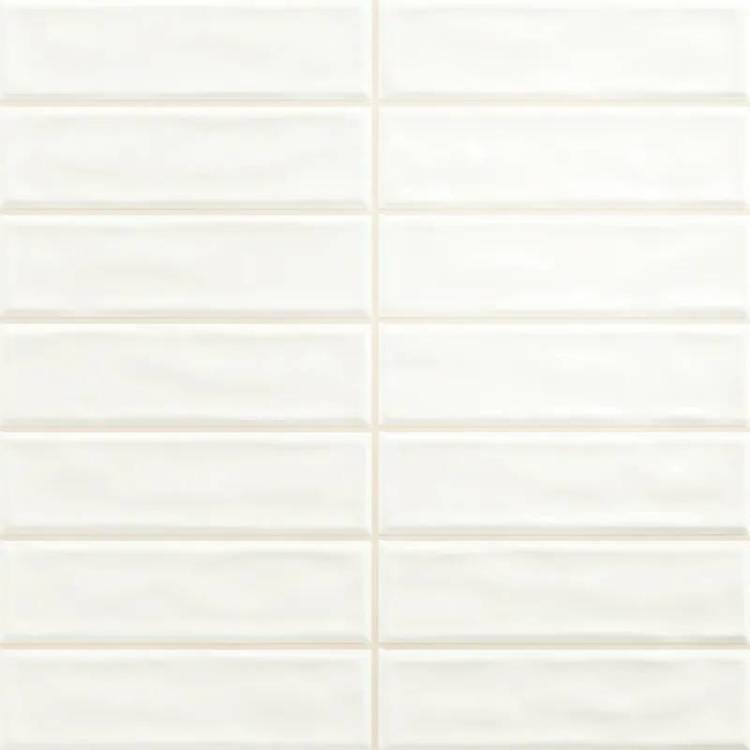 Керамическая плитка Absolut Keramika Sticks White 20х20