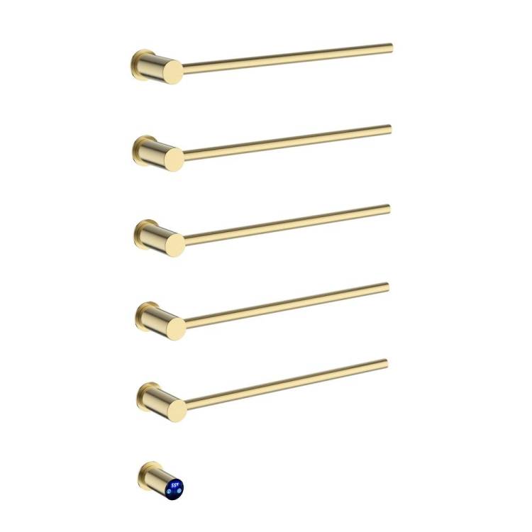 Полотенцесушитель электрический Terminus Аккорд П5 50x80, брашированное золото