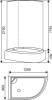 Душевая кабина Arcus Style S-09G L 80x120x215, фронтальные стекла - серые тонированные, задние - черные, левая фото 2