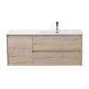 Тумба под раковину BelBagno KRAFT-1000-2C-1A-SO-RGB-R Rovere Galifax Bianco, 100x50x46