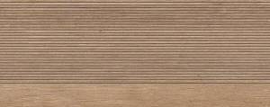 Керамогранит Porcelanosa London 100371160 Stripe 3D Nogal 59.6x150