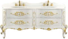 Тумба для комплекта Migliore Virginia 180 lacatto bianco