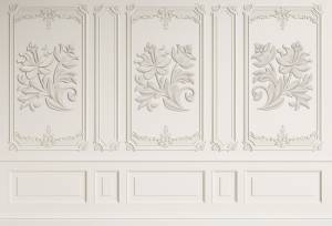 3D Фотообои Artegrafico «Утонченная резьба» DR-023 акварель