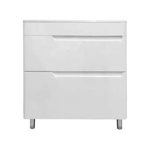 Тумба с раковиной Эстет Kare Luxe ФР-00005719 напольный, 2 ящика, 86x79.8