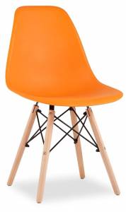 Набор из 4 стульев Stool Group Eames Y801 orange X4