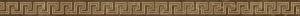 Бордюр Versace Emote G0262573 Listello Pulpis Marrone 4x78