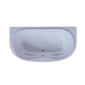 Акриловая ванна Aquatek Мелисса MEL180-0000031 180x95 с вклеенным каркасом