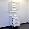 Тумба с раковиной Comforty Никосия 60Н 00-00011160 белый глянец с раковиной Fest 60 фото 7
