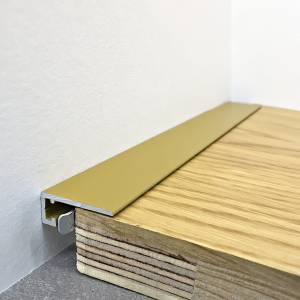 Микроплинтус TeckWood RAL 1036 М-6 Муар Золото 2000x15x6