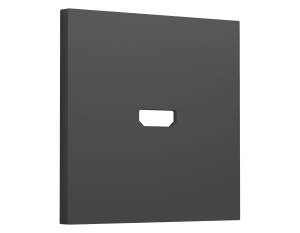 Лицевая панель для HDMI розетки Ambrella Volt Sigma SP9140 графит мягкое касание