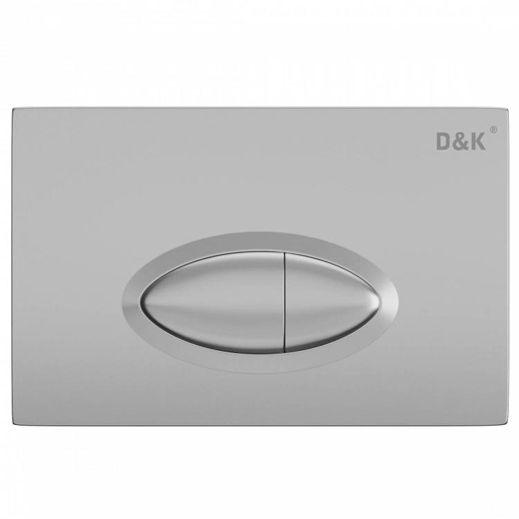 Клавиша смыва D&K Rhein Marx DB1399002, матовый хром