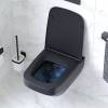 Унитаз подвесной AM.PM Inspire V2.0 FlashClean C50A1700MBSC безободковый, черный матовый фото 3