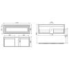 Тумба с раковиной Sancos Very VR120W 120 см, Bianco фото 13