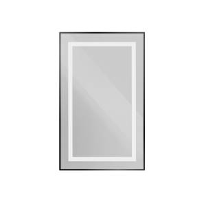 Зеркало BelBagno SPC-KRAFT-500-800-SENS-NERO с подсветкой и подогревом, Черный