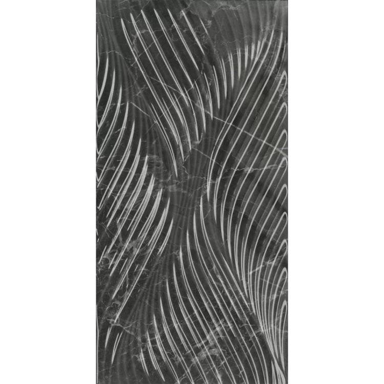 Керамическая плитка Kerama Marazzi Коррер 11282R Черный Глянцевый Обрезной 30x60