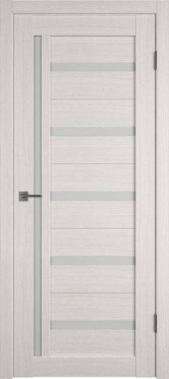 Межкомнатная дверь Владимирская Фабрика Дверей Atum 18 Bianco стекло White Cloud 700x2000