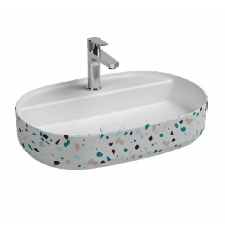 Раковина Isvea Infinity 10NF65060SV-2L-TRZ 60 см, белая матовая