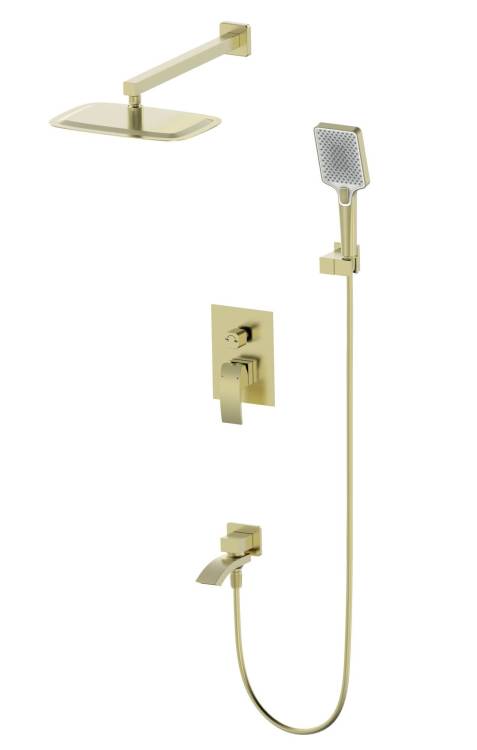 Душевой комплект Wonzon & Woghand WW-88939009A-BG золото