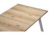 Кухонный стол Woodville Колон Лофт 489644 120(160)х75х75 25 мм дуб делано светлый / матовый белый фото 6