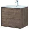 Тумба с раковиной Aquanet Lino 60 дуб веллингтон, Flat 60 фото 3