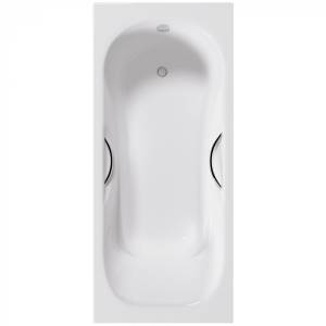 Чугунная ванна Delice Malibu DLR230609R 170x75, с отверстиями под ручки, без ножек