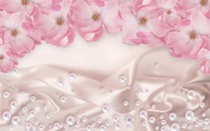 3D Фотообои Artegrafico «Цветочная арка с розовым жемчугом» CF-026 канвас