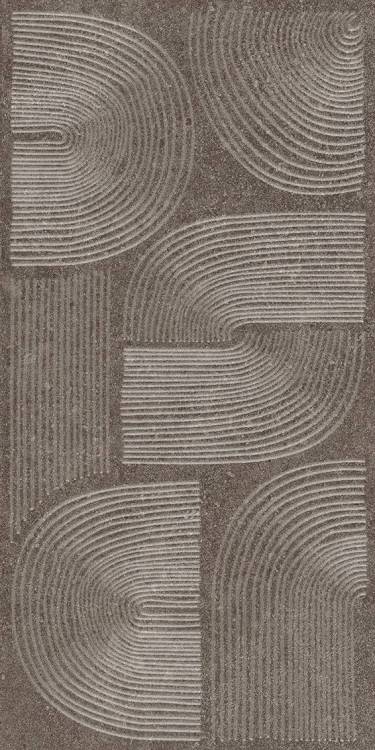 Декор Kerama Marazzi Руссильон KMD3STA126BR коричневый тёмный матовый обрезной 30x60