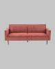 Диван-кровать Stool Group Кассель vd-cassel-cl-coral коралловый, велюр рельефный фото 3