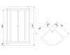 Душевая кабина Royal Bath RB 90HK6-WC с низким поддоном, с сиденьем фото 3