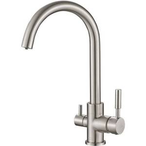 Смеситель для кухни Zorg Steel Hammer SH 713 SATIN