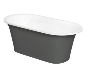 Ванна из искусственного камня Creto Aurora 8-1112 серая, 170x80