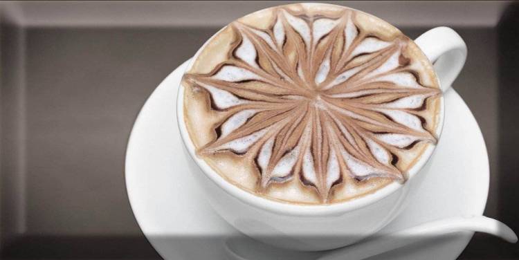 Декор Absolut Keramika Monocolor Decor Coffee Capuccino Negro B 10x20