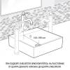 Смеситель для раковины Paini Grazia 21PZ205M без донного клапана, средний, PVD матовый черный фото 6