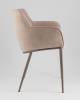 Стул Stool Group Твигги LV-118-RlL-08-7006 велюр бежевый, каркас бежево-серый фото 4