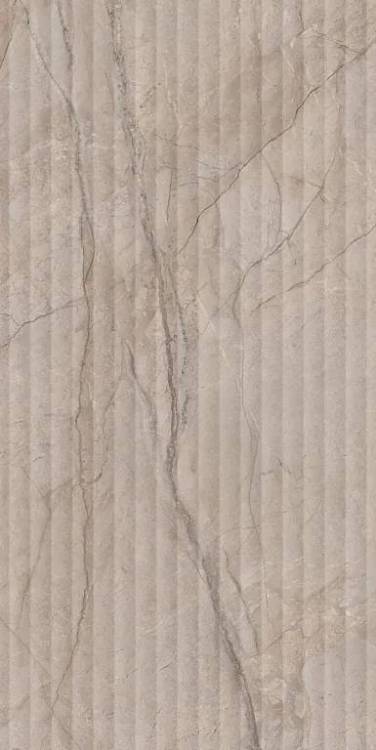 Керамическая плитка Kerama Marazzi Ифран KM6012B0240R бежевый светлый глянцевый структура обрезной 60x119.5