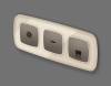 Лицевая панель для компьютерной/телефонной розетки RJ-45/RJ-11 Ambrella Volt Omega OP6420 фото 2